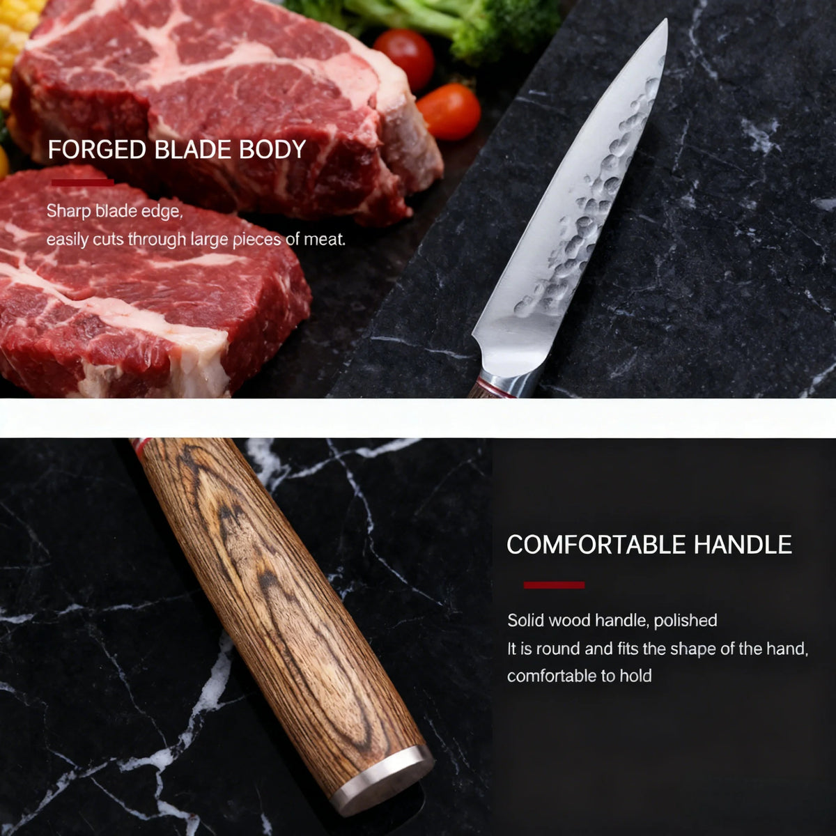 Forged Steel Kitchen Knife – Chef, Paring & Cleaver Knife Kitchen Knife Axl