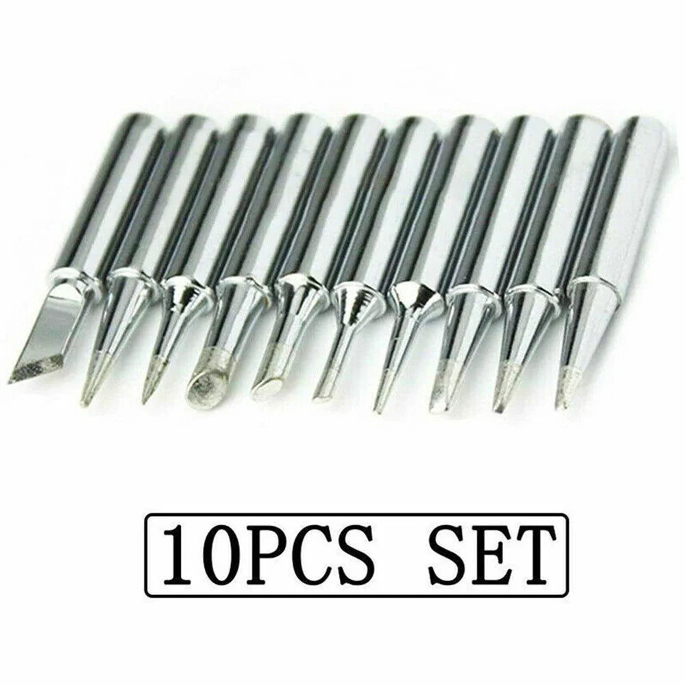 900M-T Soldering Iron Tips Set – 10 Pcs, 200°–480°C Soldering Iron Tips Axl