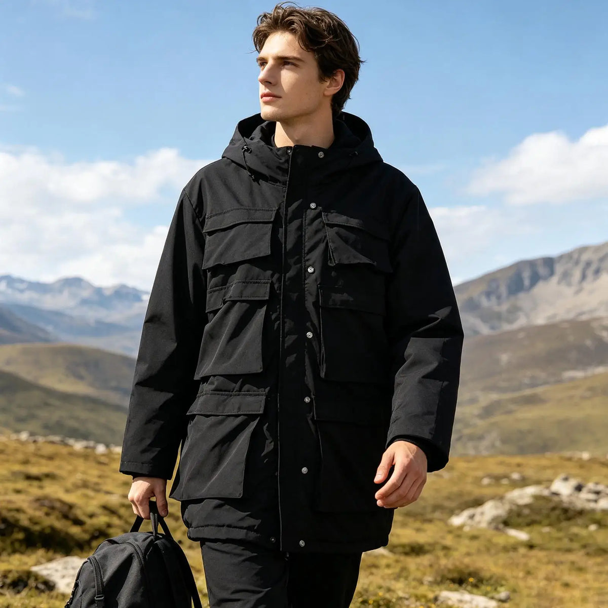 Travel Jacket 16 Hidden Pockets – Lightweight Foldable Travel Coat Travel Jacket Axl