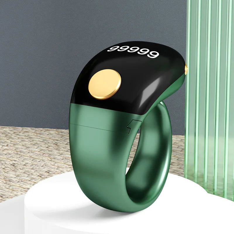 Rechargeable Smart Ring – Multifunctional Electronic Counter Smart Ring Wearable Axl