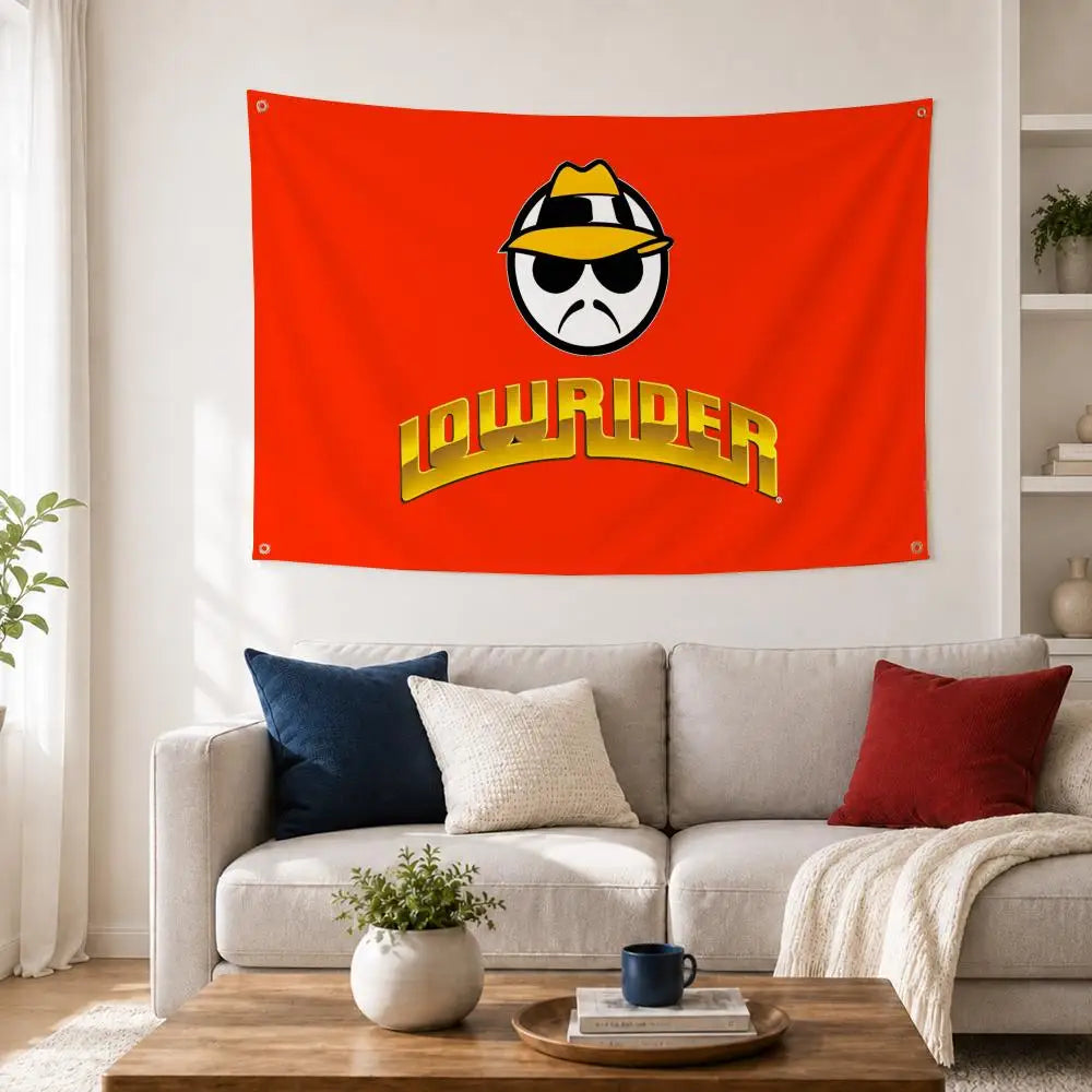 Lowrider Art Flag – Indoor Wall & Outdoor Event Banner Decorative Flag Banner Axl