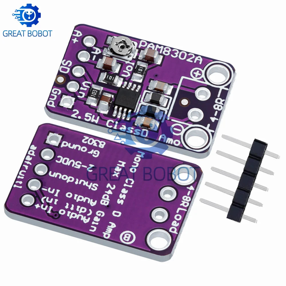 PAM8302 2.5W Class D Audio Amplifier Module – CJMCU-832 Audio Amplifier Module Axl