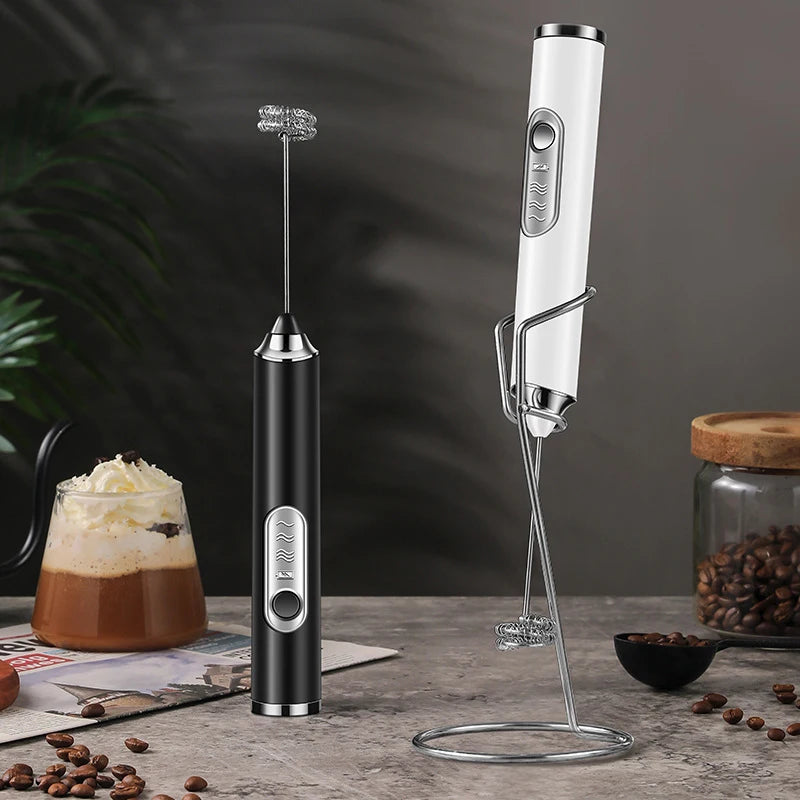 Stainless Steel Milk Frother Stand Holder & Replacement Heads Frother Stand Holder Axl