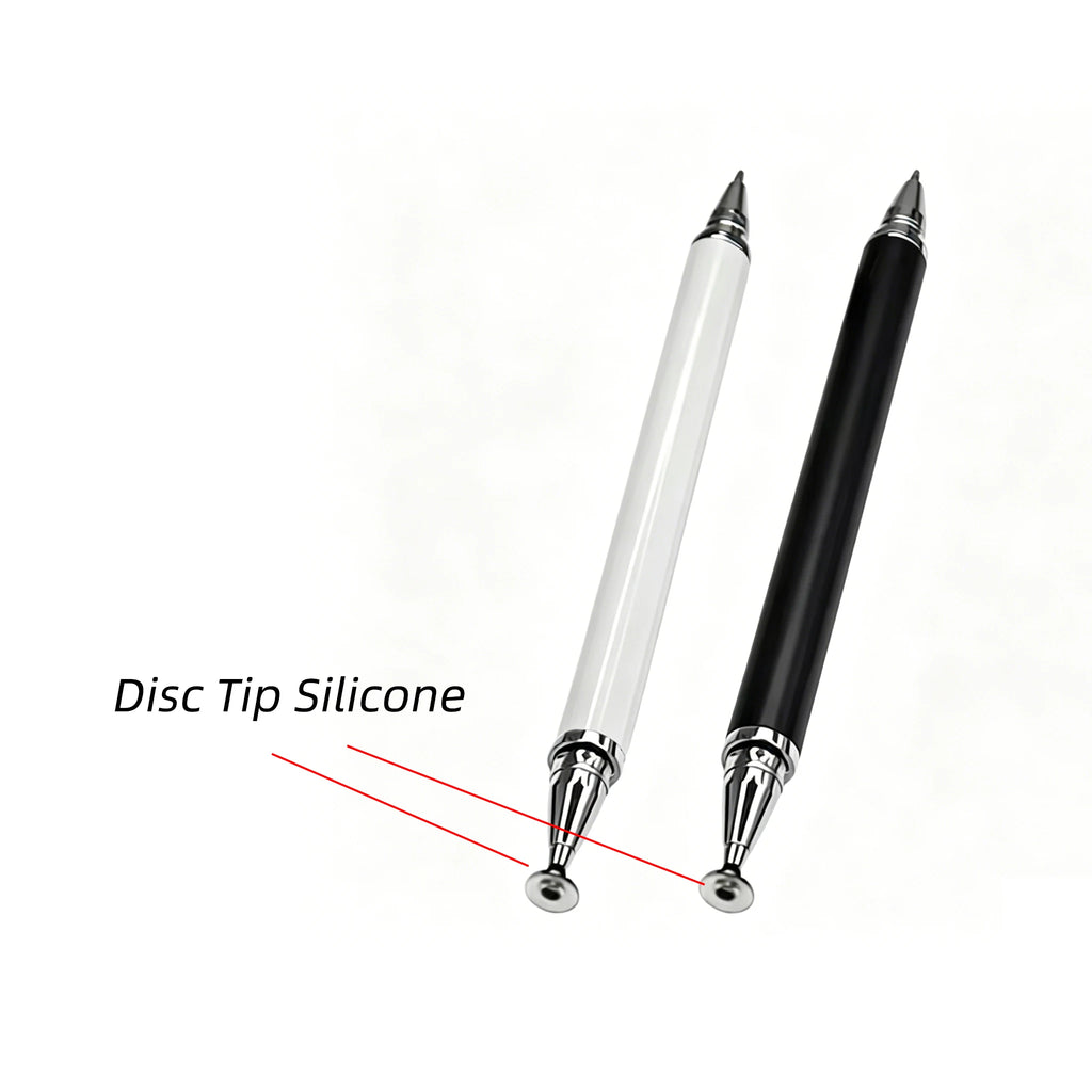 Advaka 3-in-1 Stylus Pen – Ballpoint, Disc & Rubber Tip Stylus Pen Axl