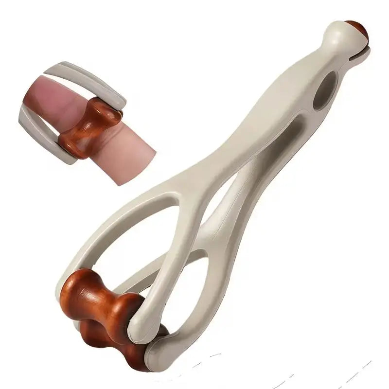 Dual-Sided Hardwood Hand Massager – Circulation & Relaxation Hand Massager Axl