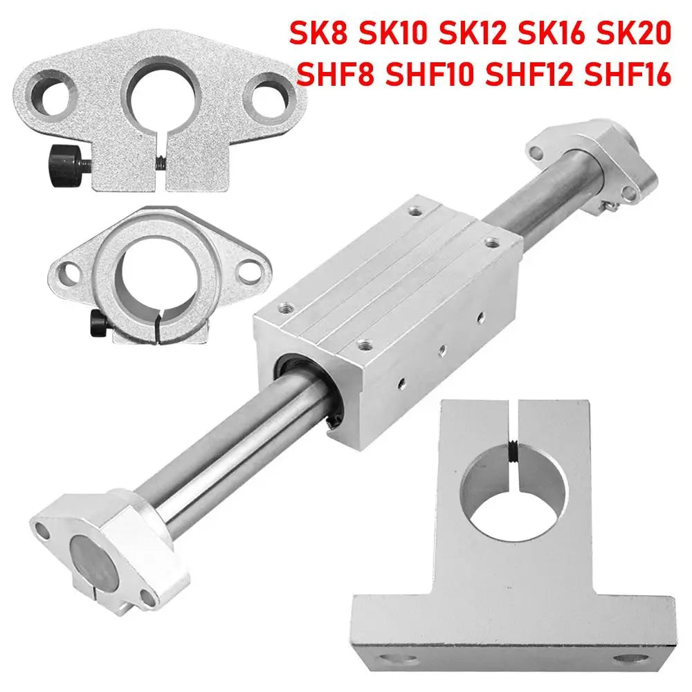 SK SHF Linear Bearing Shaft Support – CNC & 3D Printer Part Linear Shaft Support Axl
