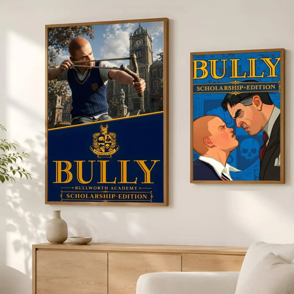 Bully Game HD PVC Self-Stick Wall Art Poster – Waterproof Decor Wall Art Poster Axl