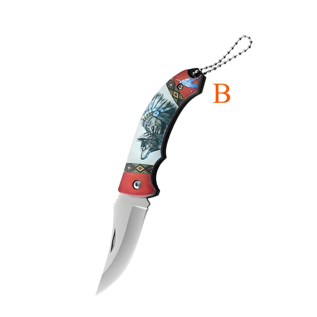 Folding Stainless Steel Paring Knife – Portable Kitchen Knife Folding Kitchen Knife Axl Folding Knife-B-1PC