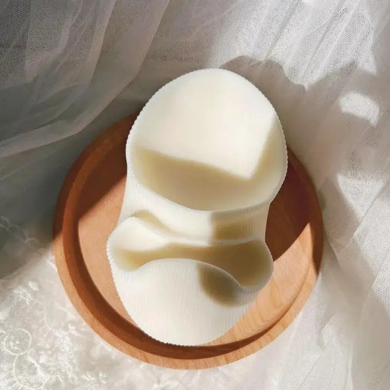 Wavy Fluted Silicone Candle Mold – Geometric DIY Wax Mould Silicone Candle Mold Axl