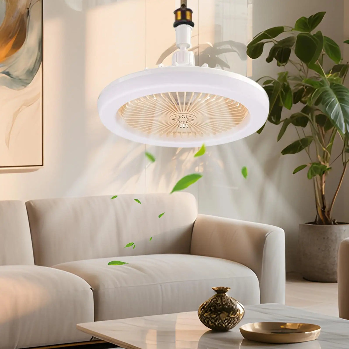 Dimmable Ceiling Fan with Light, Remote, Timer & 3 Speeds Ceiling Fan Light Axl