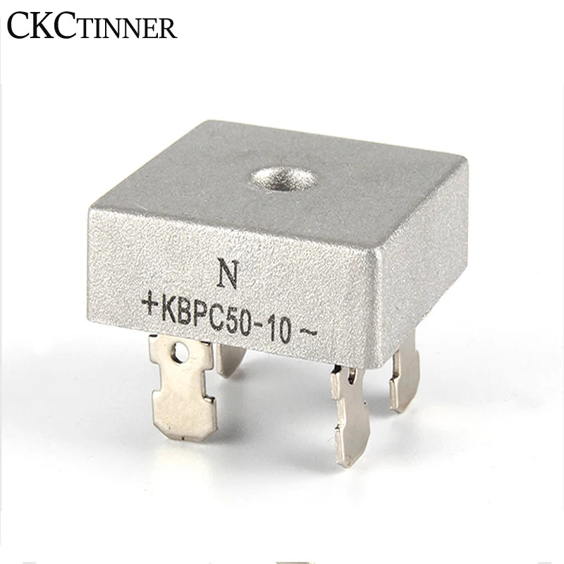 2PCS KBPC Bridge Rectifier – Single Phase Diode Metal Case Bridge Rectifier Axl