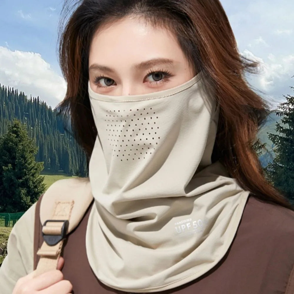 UV Protection Ice Silk Balaclava Hat – Full Face Sun Cover Balaclava Sun Hat Axl