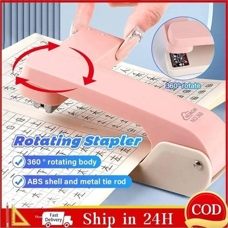 360° Rotating Stapler – Center Spine & Heavy Duty Binding Rotating Stapler Axl