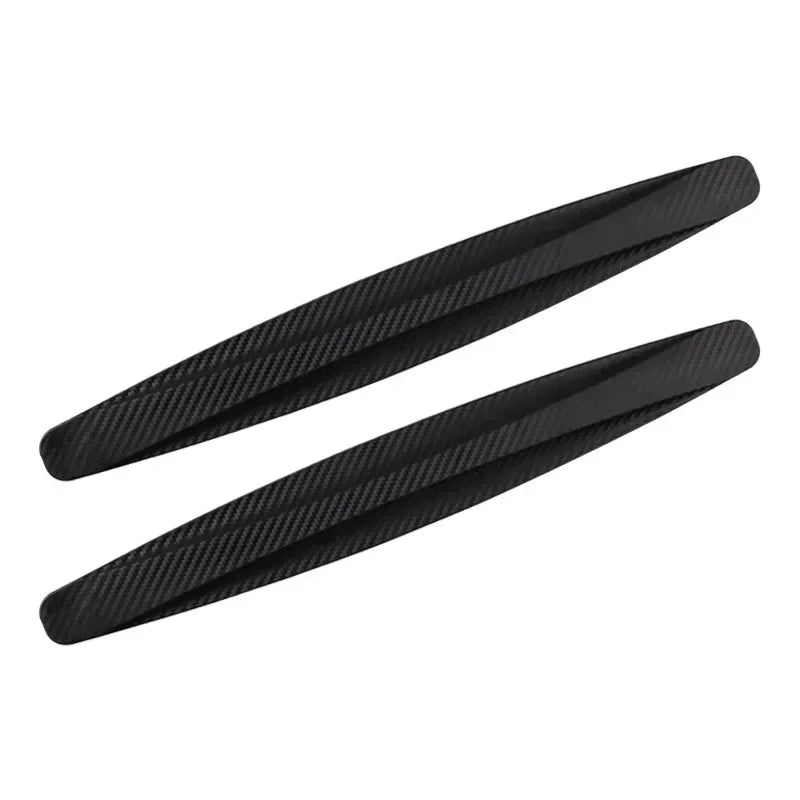 2-Pack Car Bumper Protector Strips | Carbon Fiber PVC Guard Bumper Protector Strip Axl black