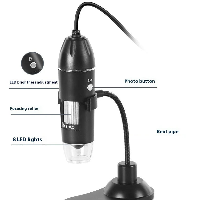 1000X Handheld Digital Microscope – Electronic Magnifying Glass Digital Microscope Axl 1000X