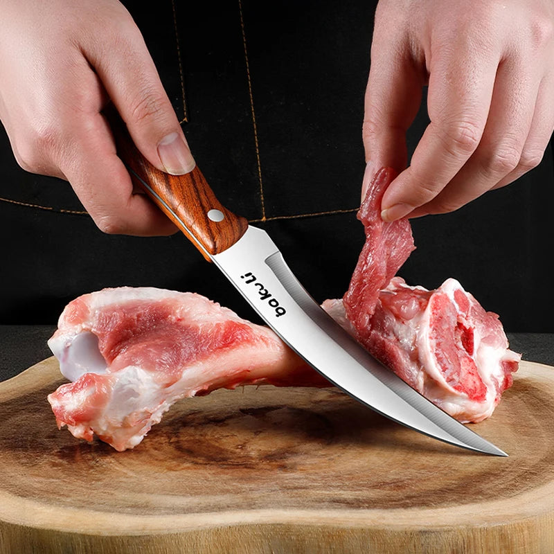 PLYS Professional Boning Knife – High Carbon Stainless Steel Boning Knife Axl