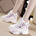 Women's Thick Sole Height Increasing Casual Sneakers Platform Sneakers Axl 37 Lavender