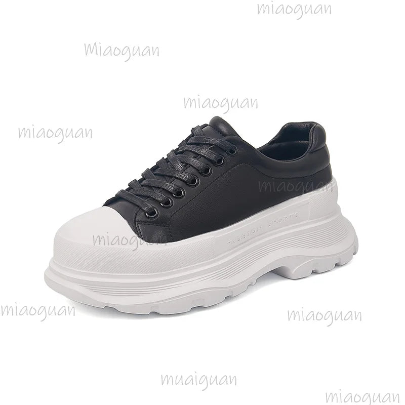 Women's Thick Sole Dad Sneakers – Lace-Up Fashion Sport Shoes Women's Sneakers Axl