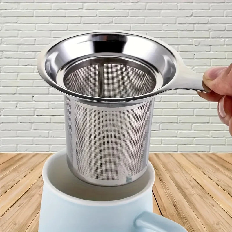 Stainless Steel Tea Filter – Single Mesh Strainer | Precise Brew Tea Strainer Axl