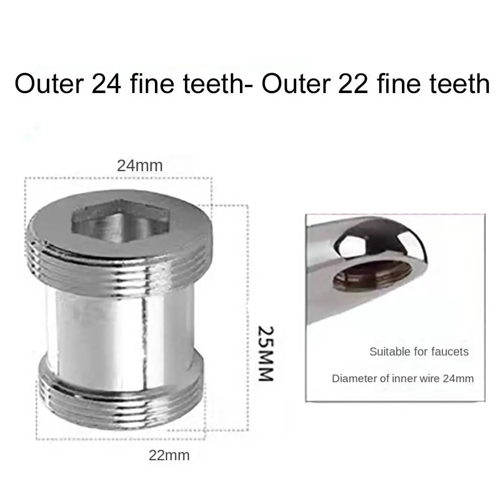 Kitchen Faucet Adapter Set 18–24mm to 22mm | Tap Connector Faucet Tap Adapter Axl 9
