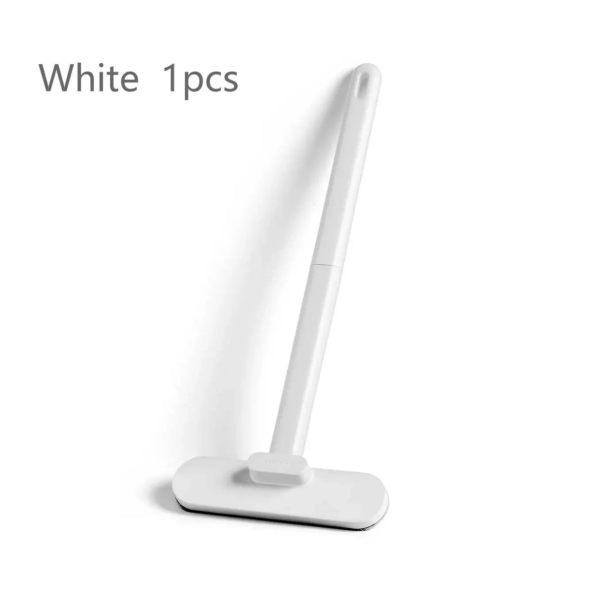 Long Handle Cleaning Brush – Wet Dry Dual Use for Glass & Pet Hair Cleaning Brush Axl white As whown