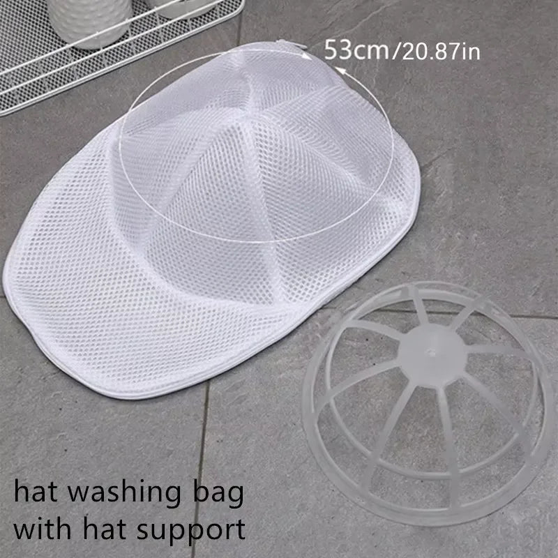 Hat Wash Protector Bag – Anti-Deformation Mesh Laundry Bag Mesh Laundry Bag Axl hat support M