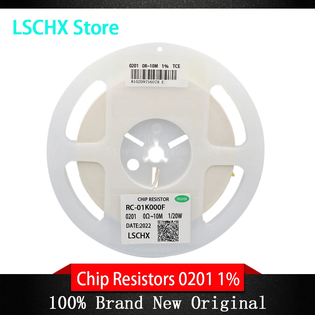 10000 PCS 0201 SMD Resistor Kit 1% Accuracy 0Ω–10MΩ SMD Resistor Kit Axl 3.3M
