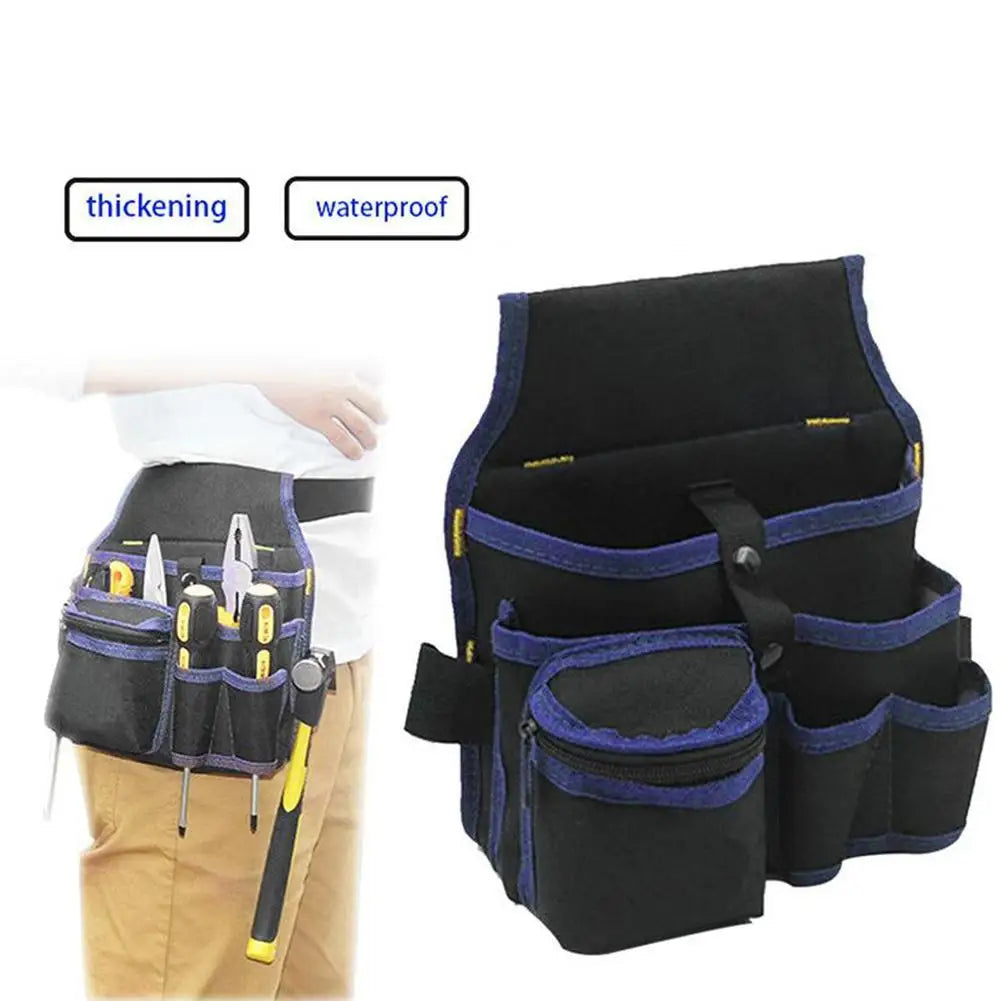 Electrician Tool Belt Bag – Oxford Cloth Waist Pouch Organizer Tool Belt Bag Axl