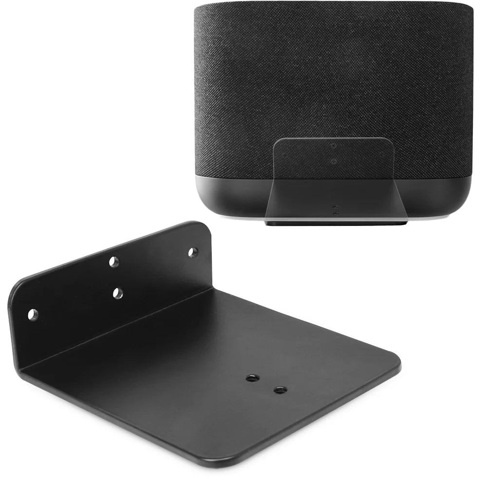 Wall Mount Bracket for Denon Home 400 Speaker – Black Metal Speaker Wall Mount Axl