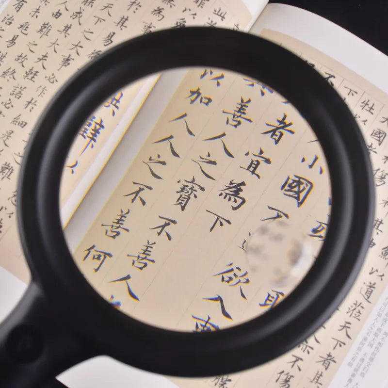 135mm LED Handheld Magnifier – Rechargeable 2x/13x Loupe Illuminated Magnifier Axl