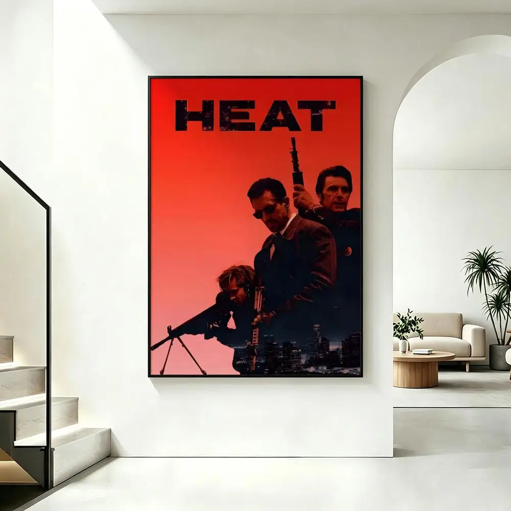Movie Heat HD Art Poster – Waterproof Self-Adhesive Wall Decor Wall Art Poster Axl