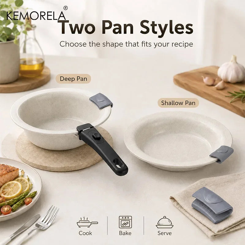 KEMORELA Ceramic Coated Aluminum Griddle Pan | Induction Ceramic Griddle Pan Axl