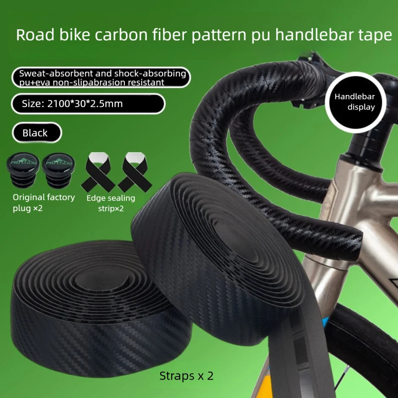 Road Bike Handlebar Tape – EVA PU Anti-Slip & Shock Absorbing Handlebar Tape Axl