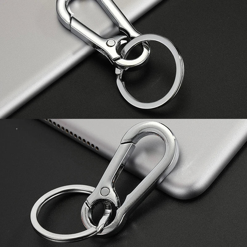 Stainless Steel Gourd Carabiner Keychain – Belt Clip Anti-Lost Carabiner Keychain Axl