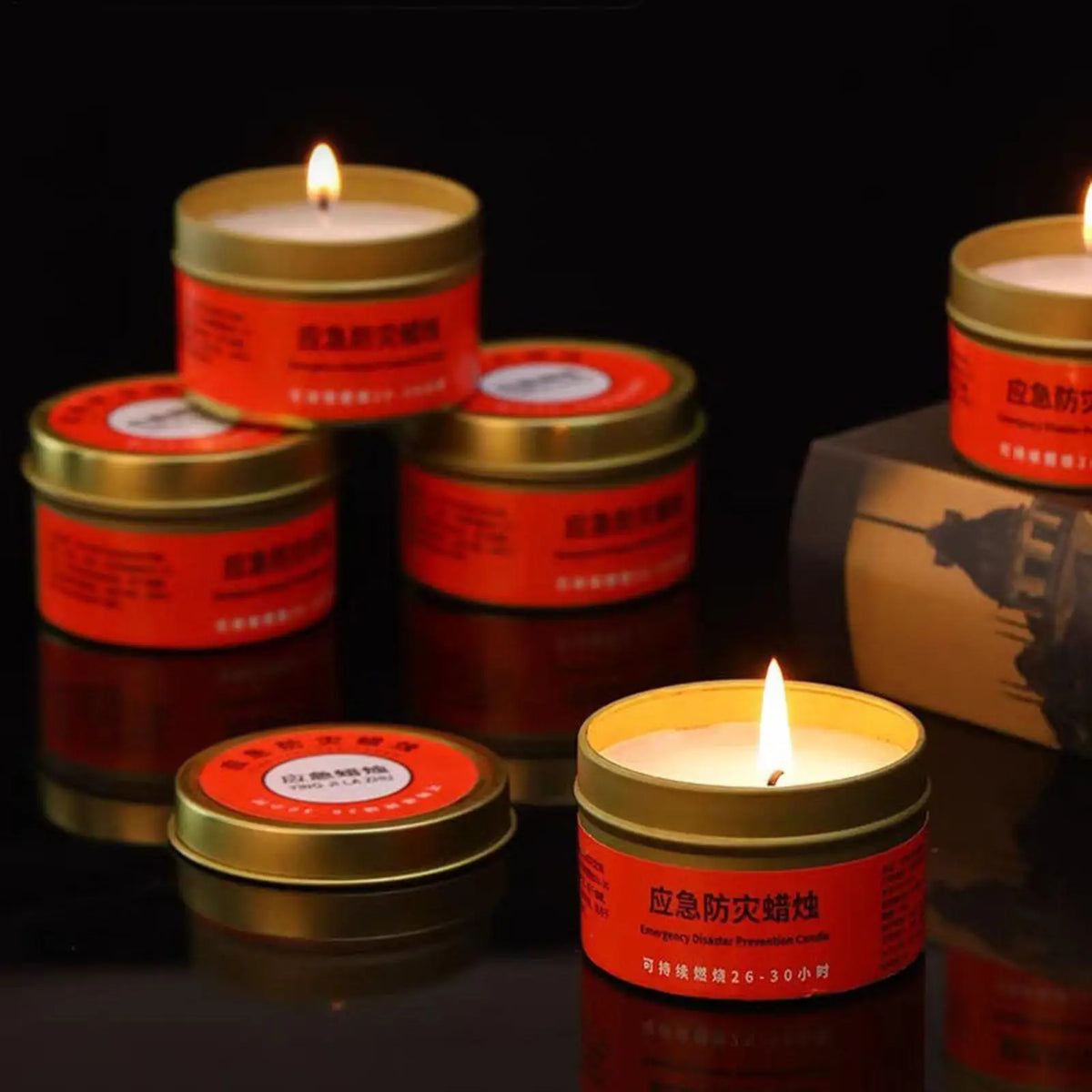 30-Hour Survival Candle – Windproof Odorless Emergency Light Survival Candle Axl