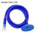 Silicone Snorkel Breathing Tube 1m 2m 3m | Single & Dual Snorkel Breathing Tube Axl Blue 300CM