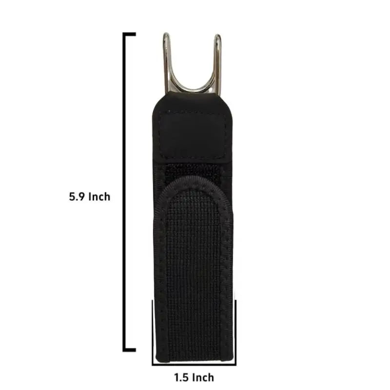 Buckleless Elastic Belt – Adjustable Metal Hook Invisible Waist Belt Elastic Waist Belt Axl Black