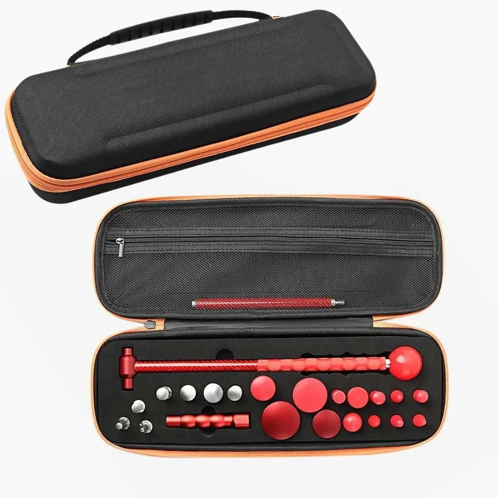 Carbon Fiber Dent Repair Hammer Kit – 20 Interchangeable Heads Dent Repair Kit Axl