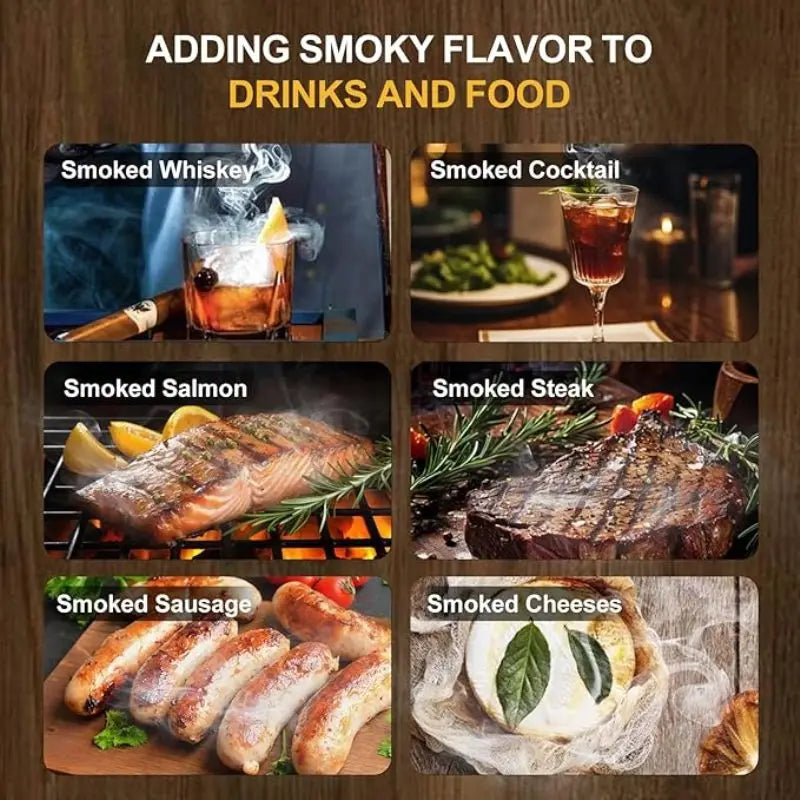 BBQ Wood Chips Apple Oak Cherry Smoking Chips 125g–500g BBQ Smoking Chips Axl