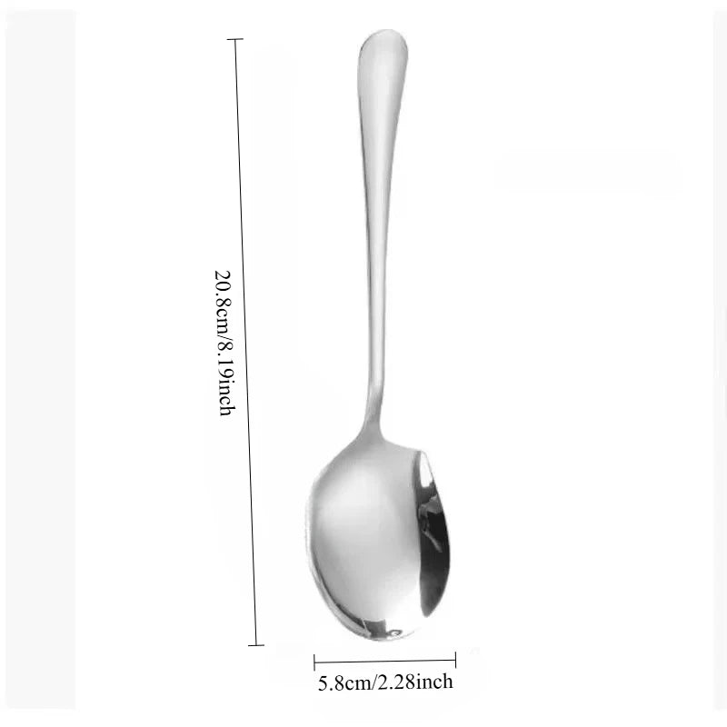 Stainless Steel Large Serving Spoon – Ergonomic Kitchen Utensil Serving Spoon Axl