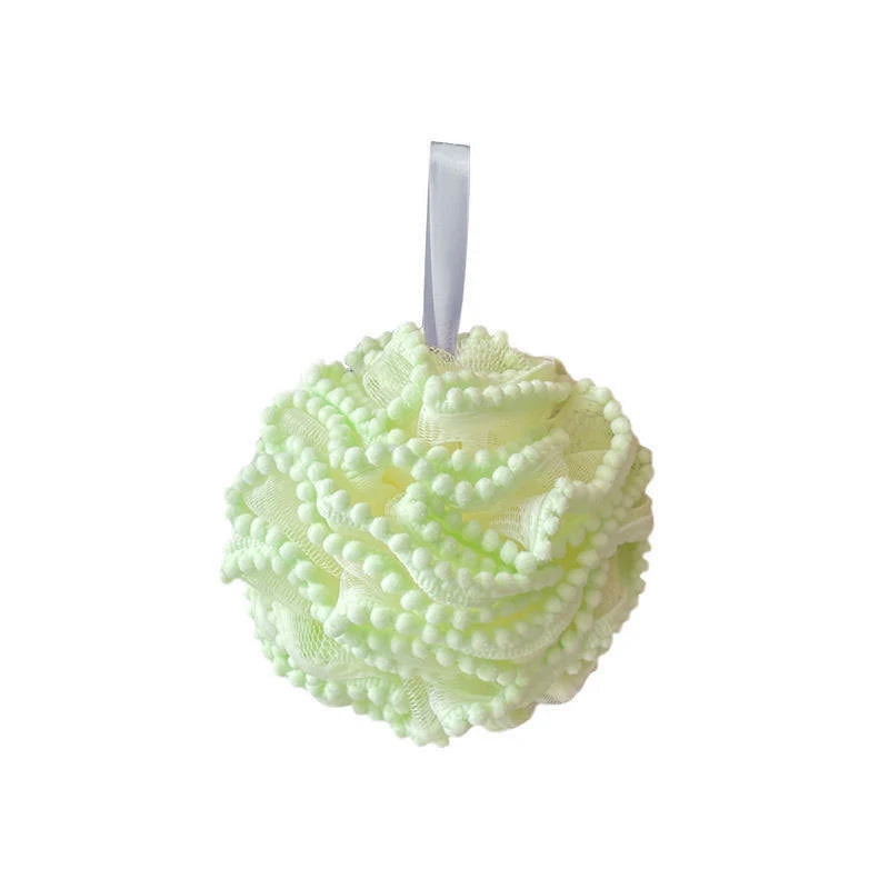 Soft Mesh Bath Sponge Ball – Exfoliating Shower Puff Bath Shower Puff Axl Green