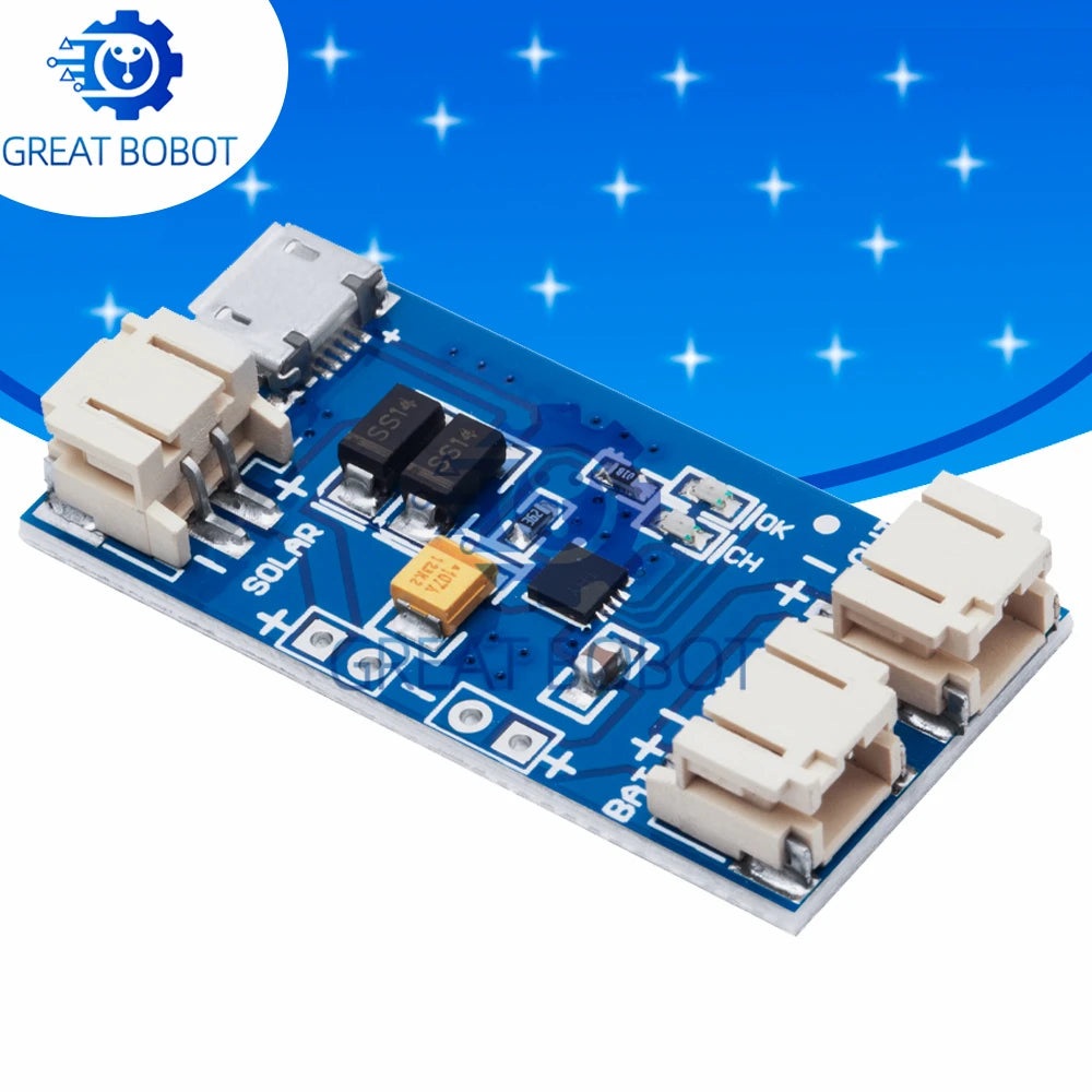 Solar LiPo Charger Board CN3065 – DIY Outdoor Charging Solar Charger Board Axl Default Title