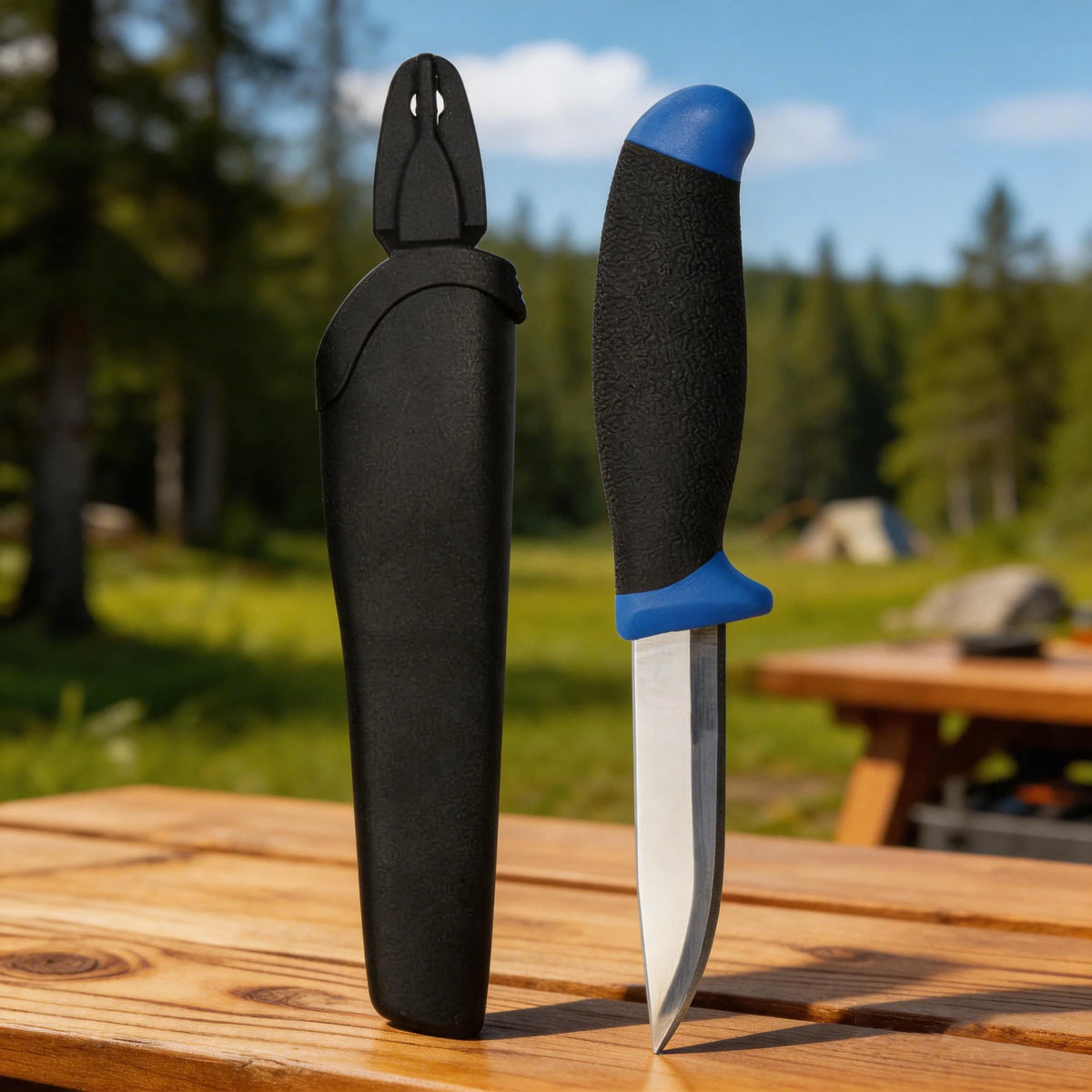 Fixed Blade Outdoor Knife – Anti-Slip Handle | Camping & Fishing Fixed Blade Knife Axl