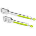Stainless Steel BBQ Tongs – Non-Slip Long Handle Kitchen Tool BBQ Kitchen Tongs Axl 1pcs G