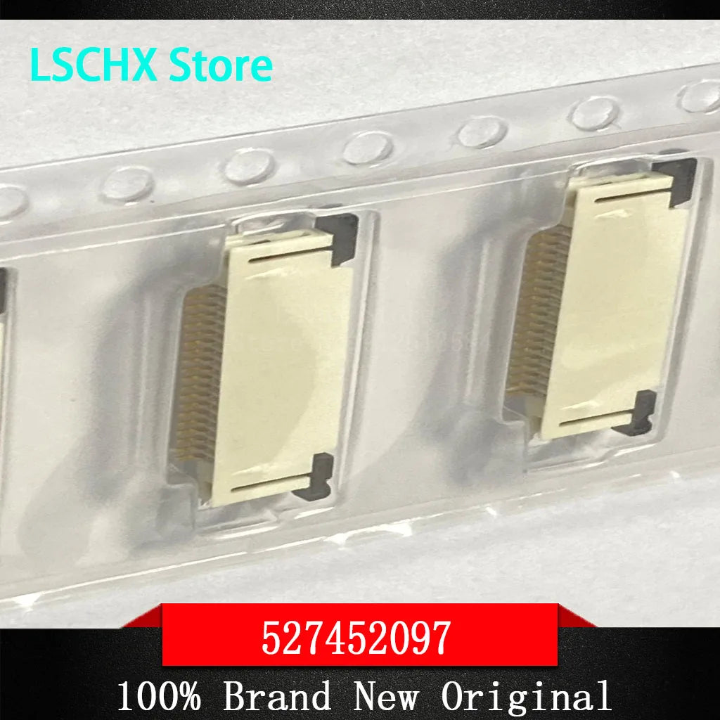 20pcs SMD SIM Card Connectors P=0.5mm Drawer Type 527452097 SMD SIM Connector Axl