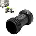 IBC Tank Water Outlet Extension Pipe – 60mm Female Connector IBC Tank Fitting Axl Other black