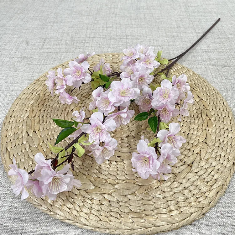 Silk Artificial Cherry Blossom Branch 67cm | Sakura Décor Artificial Flower Branch Axl light purple