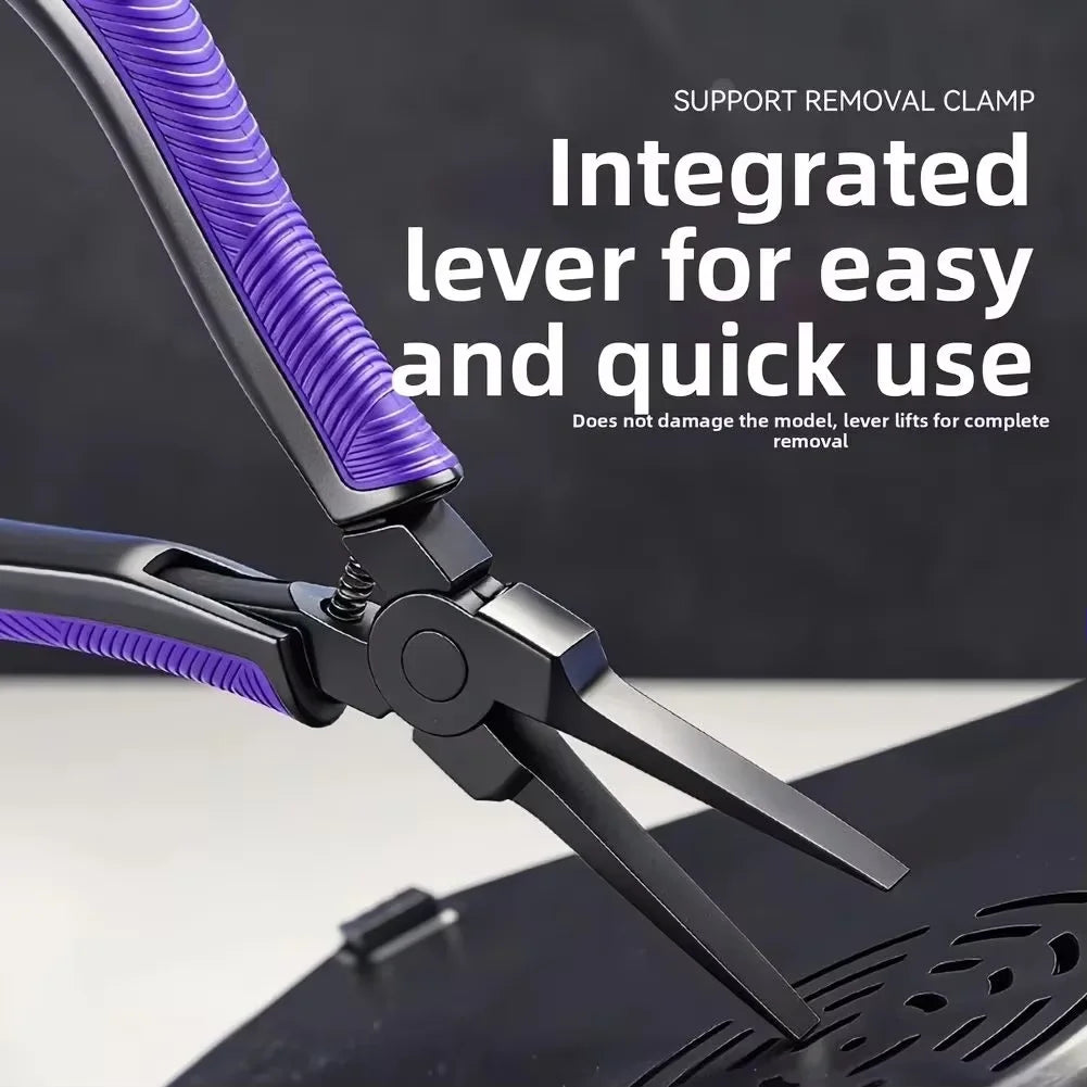 CR-V Steel 3D Print Support Removal Pliers – Precision Grip 3D Print Pliers Axl