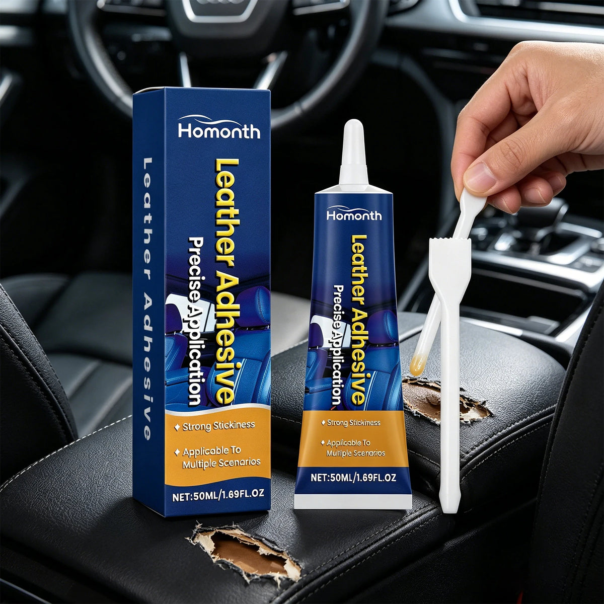 Flexible Leather Repair Glue – Quick-Dry Strong Bond 50ml Leather Repair Adhesive Axl