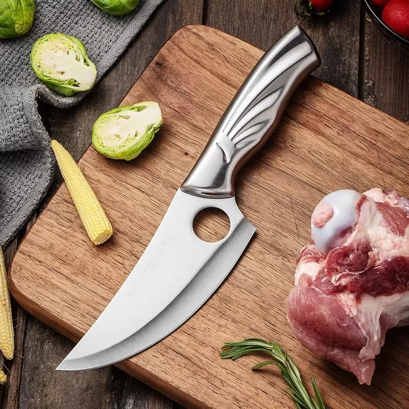 Stainless Steel Boning Knife & Vegetable Peeler with Bottle Opener Kitchen Knife Set Axl